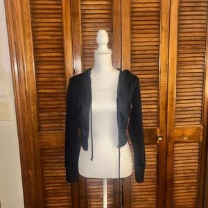 Black Women's Cropped Jacket